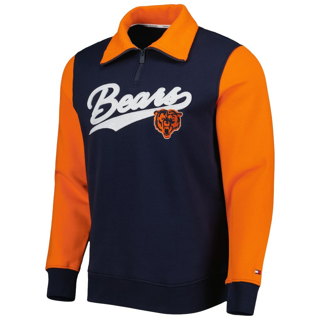 Tommy Hilfiger Aiden Quarter-Zip Sweatshirt - Chicago Bears
