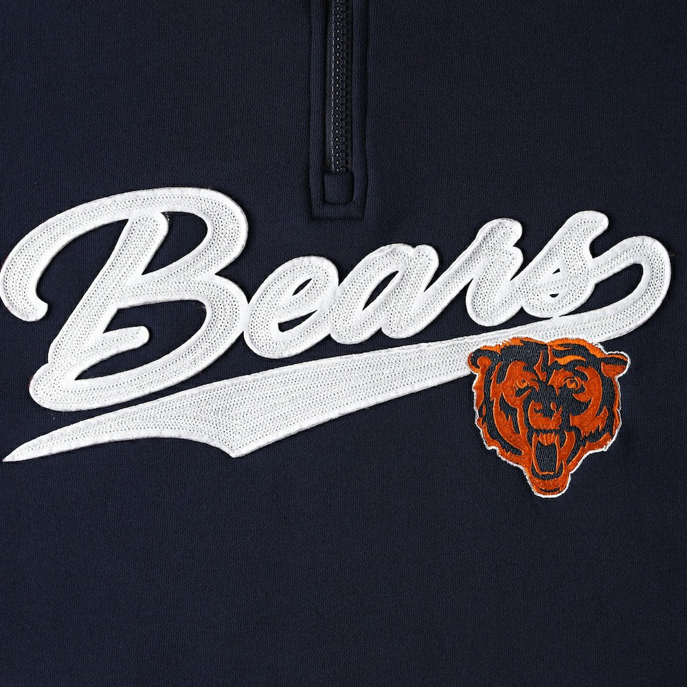 Tommy Hilfiger Aiden Quarter-Zip Sweatshirt - Chicago Bears