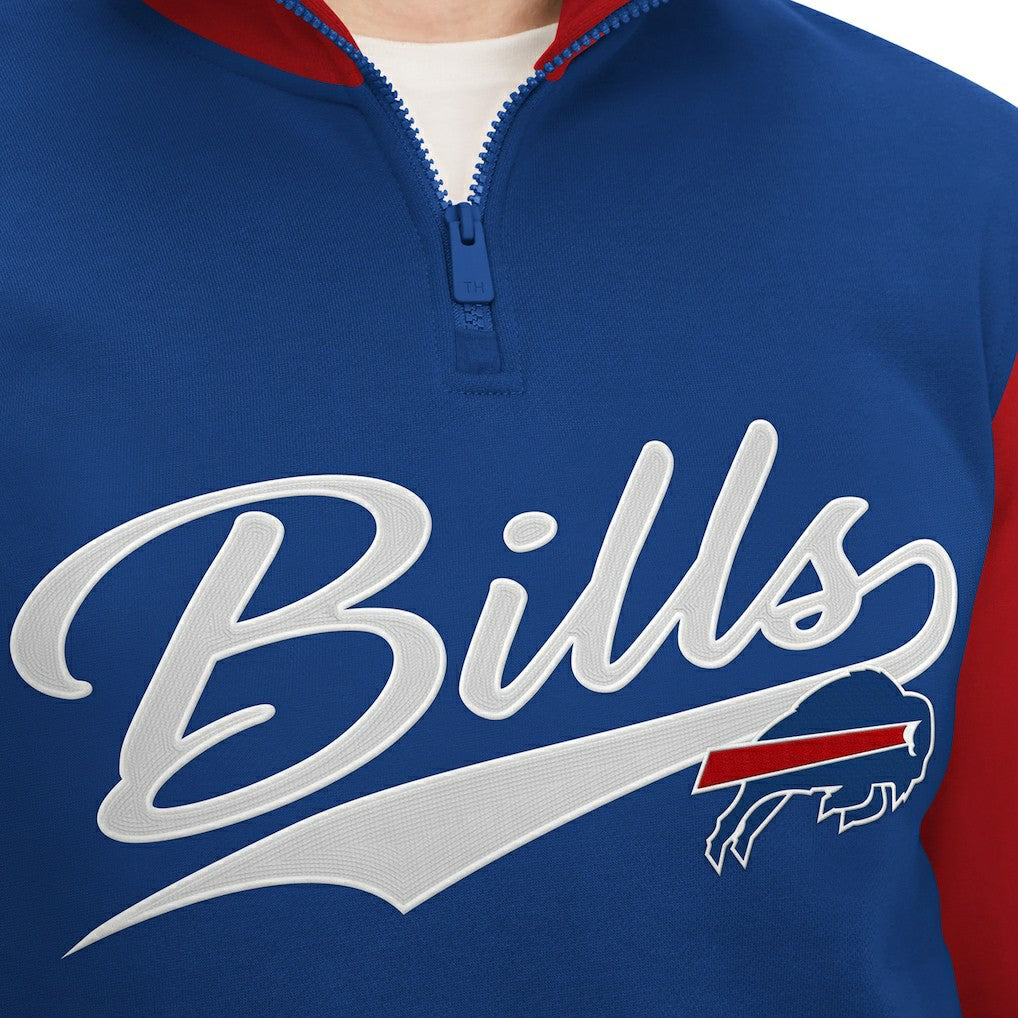 Tommy Hilfiger Aiden Quarter-Zip Sweatshirt - Buffalo Bills