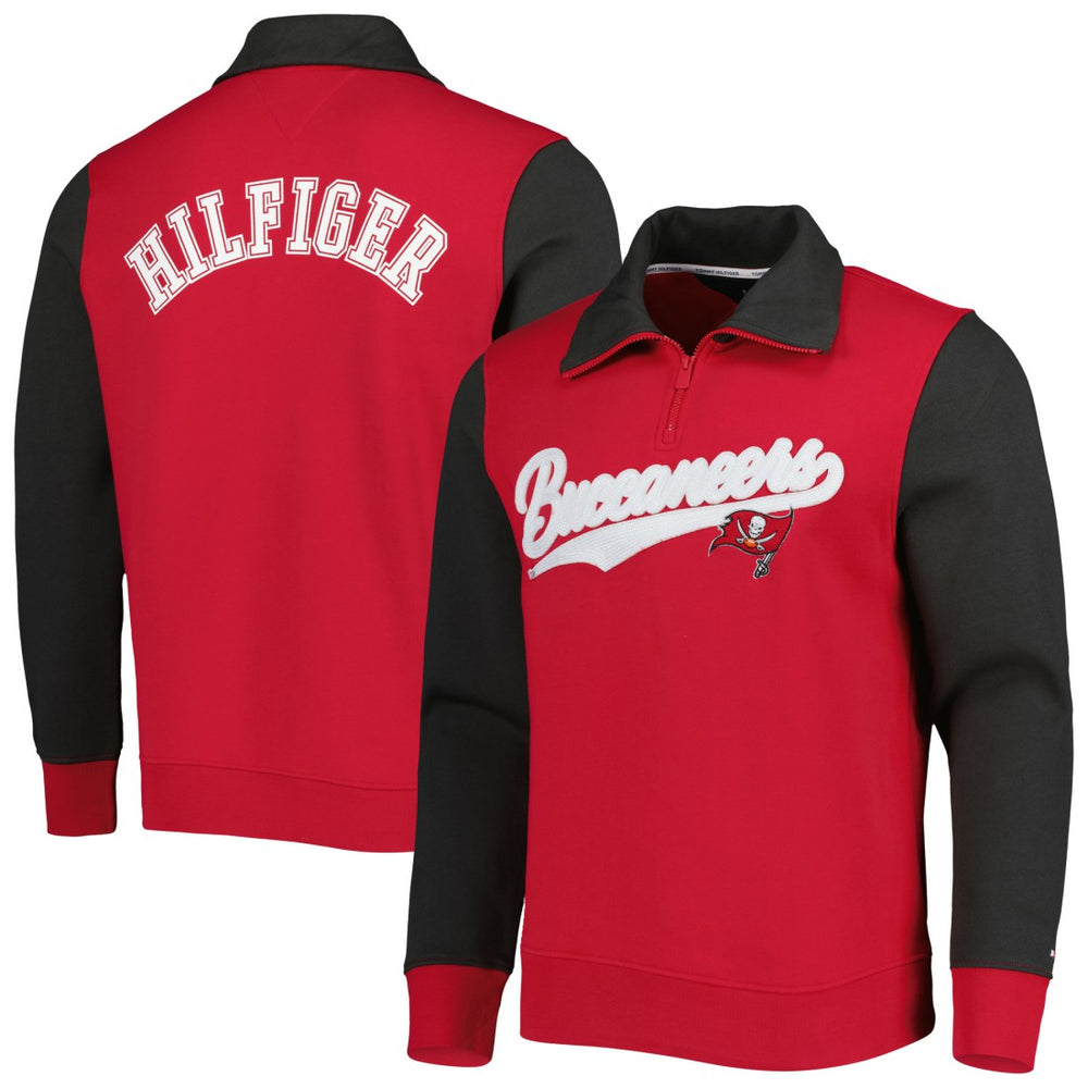 Tommy Hilfiger Aiden Quarter-Zip Sweatshirt - Tampa Bay Buccaneers