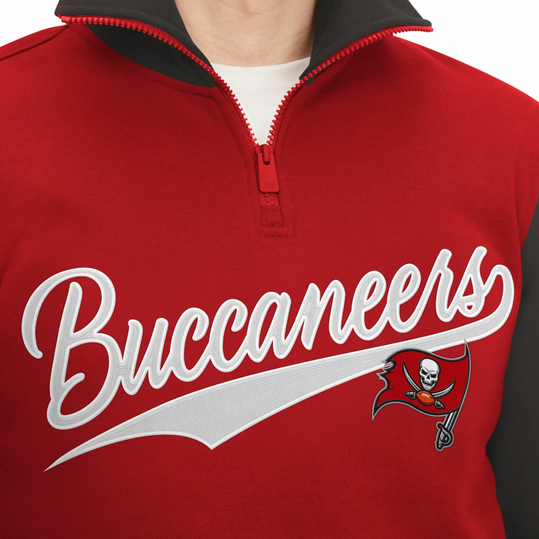 Tommy Hilfiger Aiden Quarter-Zip Sweatshirt - Tampa Bay Buccaneers