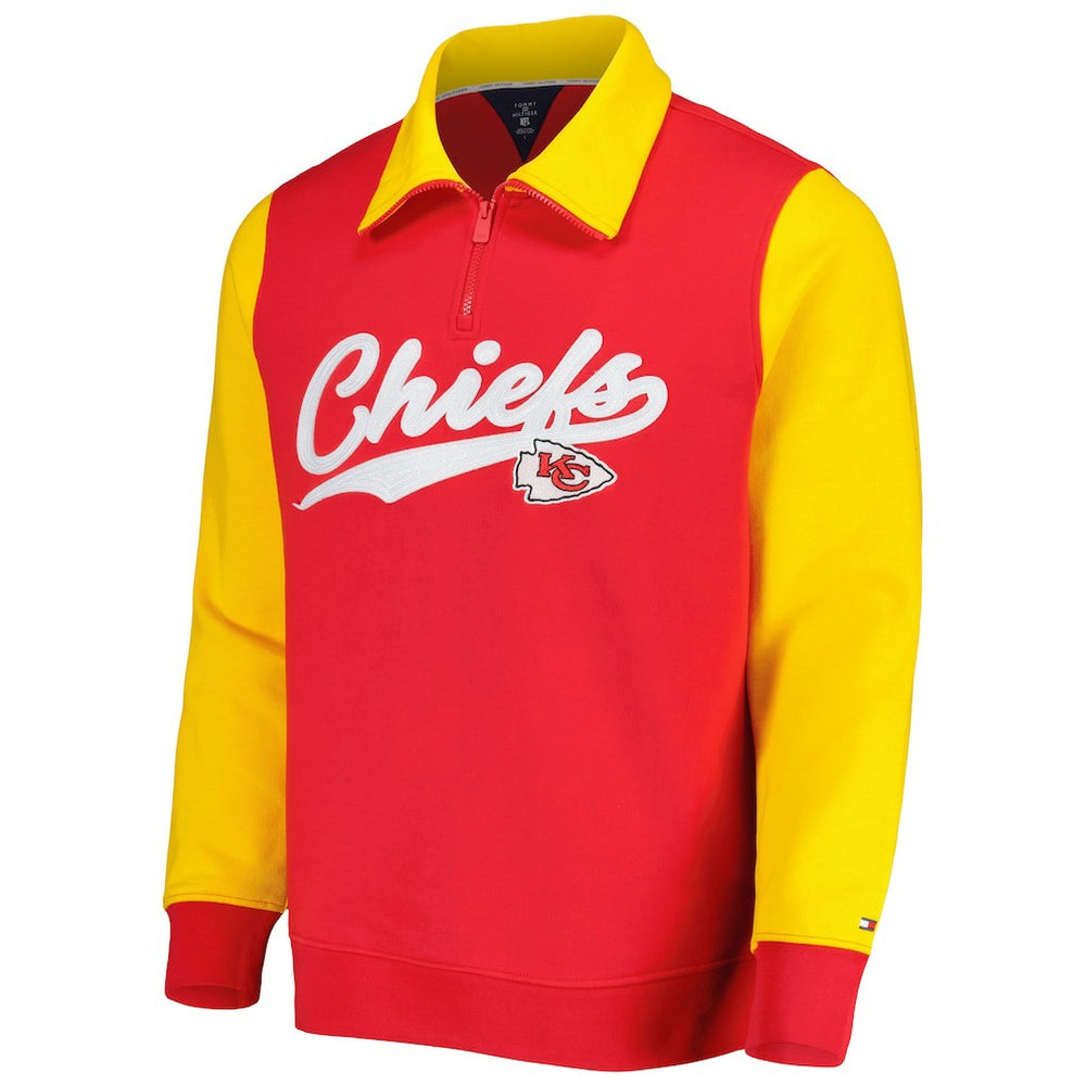 Tommy Hilfiger Aiden Quarter-Zip Sweatshirt - Kansas City Chiefs