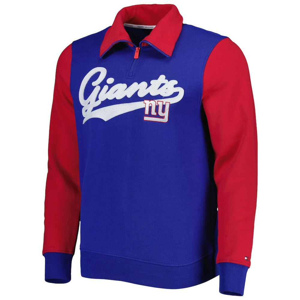 Tommy Hilfiger Aiden Quarter-Zip Sweatshirt - New York Giants