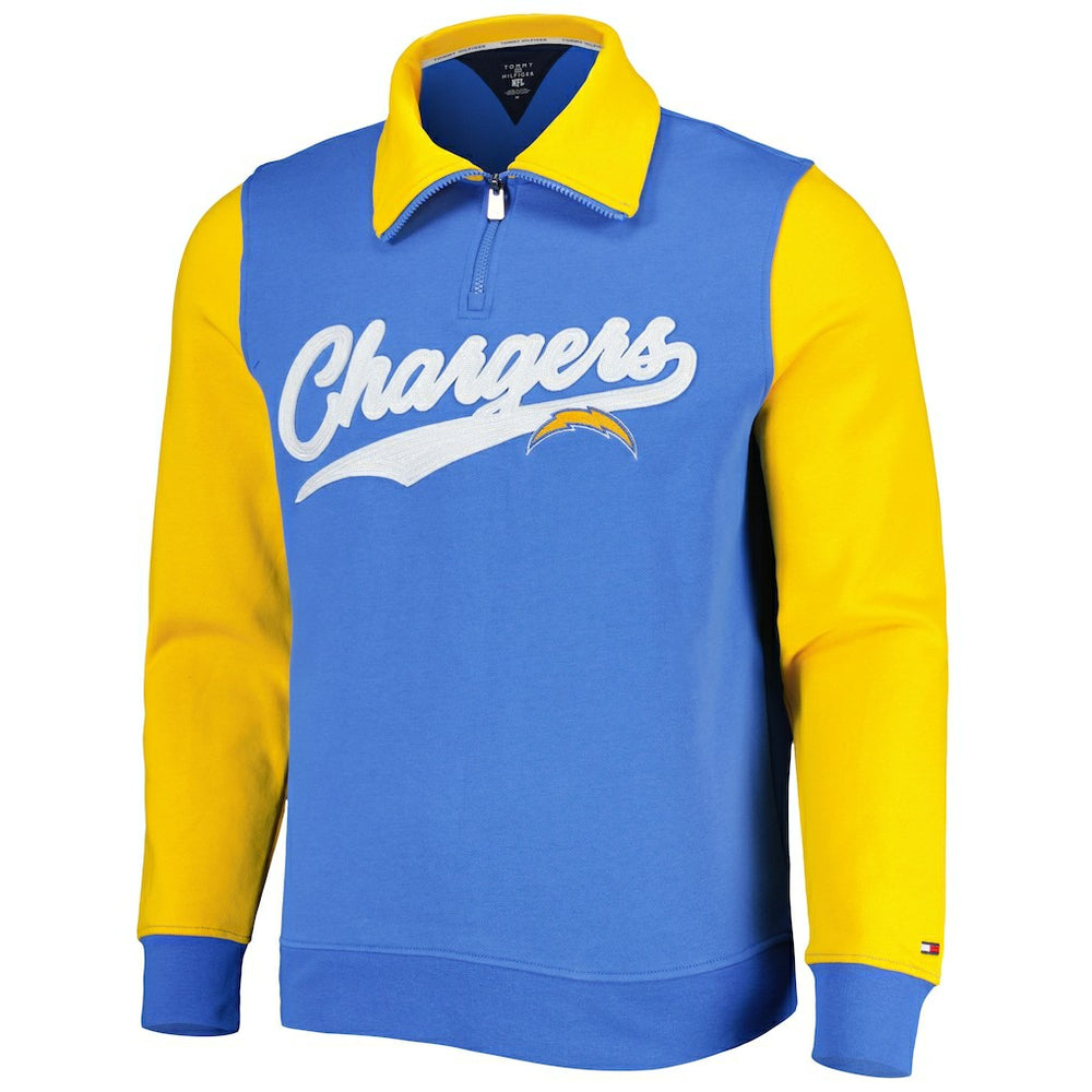 Tommy Hilfiger Aiden Quarter-Zip Sweatshirt - Los Angeles Chargers