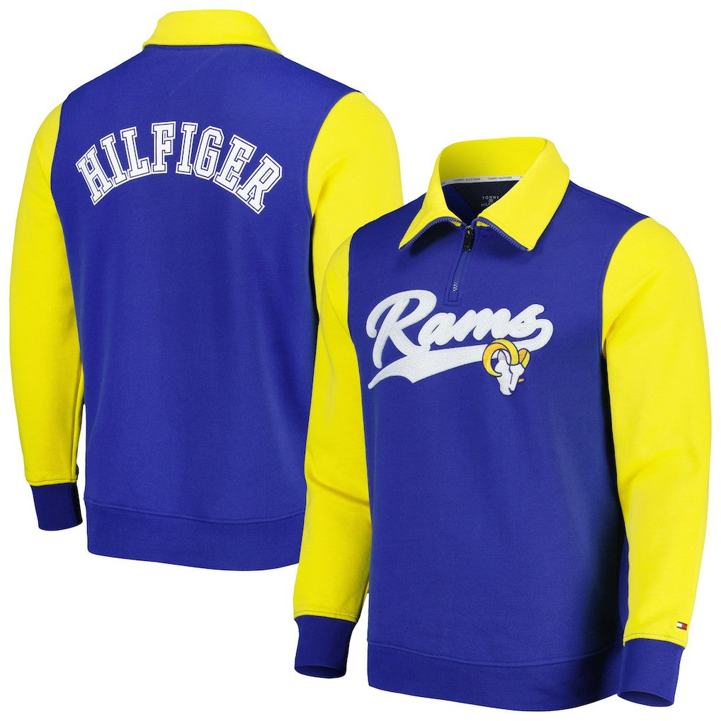 Tommy Hilfiger Aiden Quarter-Zip Sweatshirt - Los Angeles Rams