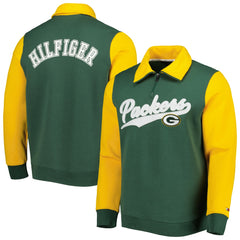Tommy Hilfiger Aiden Quarter-Zip Sweatshirt - Green Bay Packers