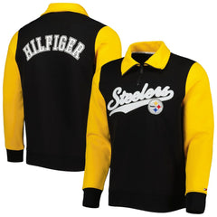Tommy Hilfiger Aiden Quarter-Zip Sweatshirt - Pittsburgh Steelers