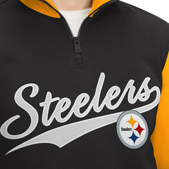 Tommy Hilfiger Aiden Quarter-Zip Sweatshirt - Pittsburgh Steelers