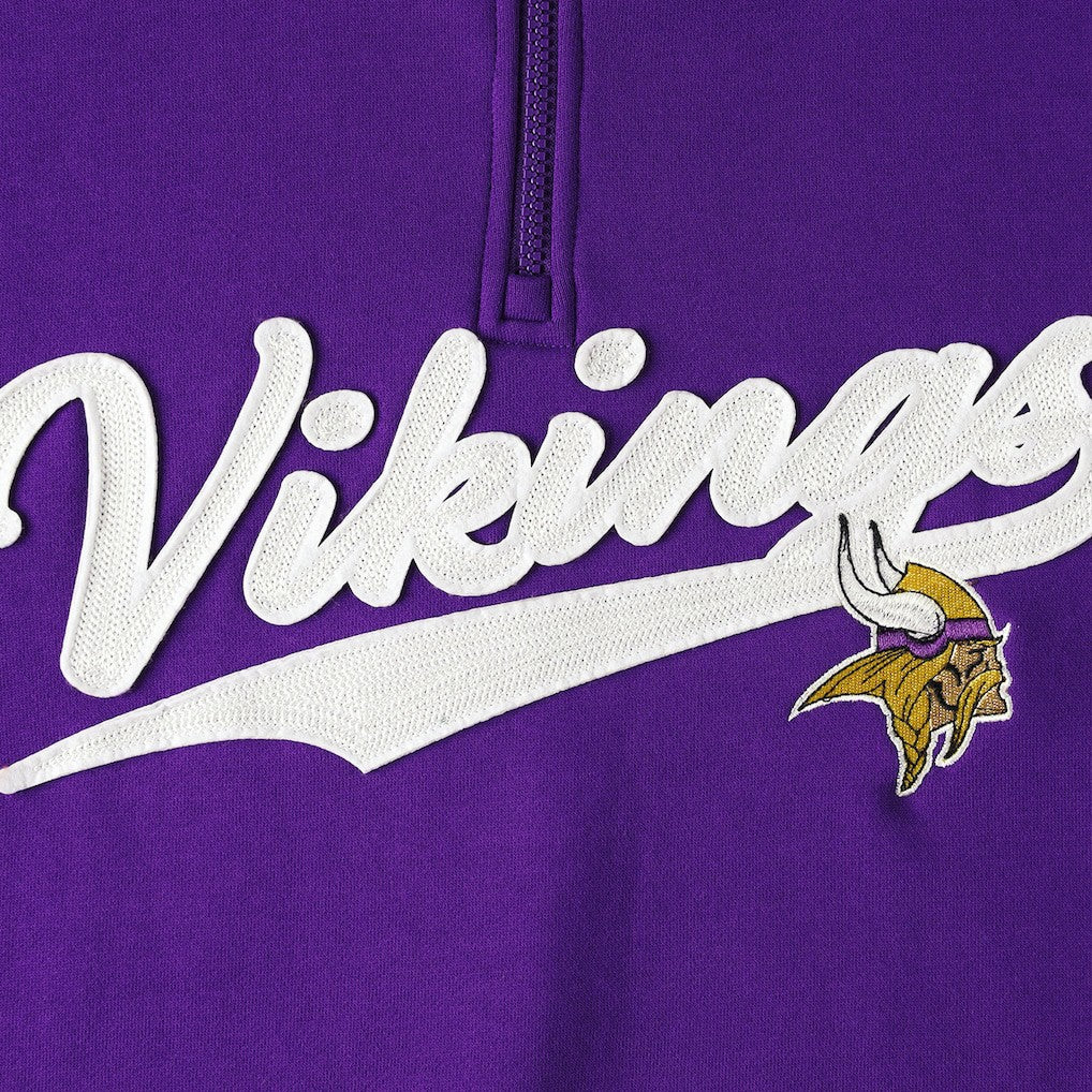 Tommy Hilfiger Aiden Quarter-Zip Sweatshirt - Minnesota Vikings