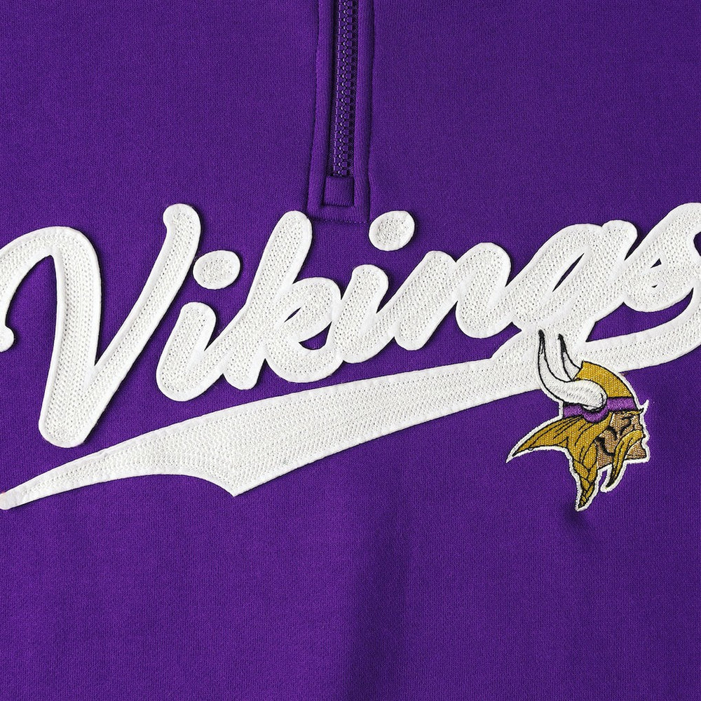 Tommy Hilfiger Aiden Quarter-Zip Sweatshirt - Minnesota Vikings