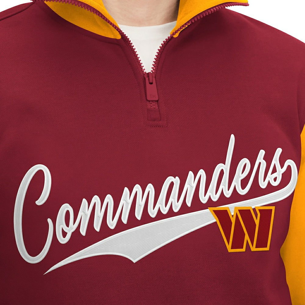 Tommy Hilfiger Aiden Quarter-Zip Sweatshirt - Washington Commanders