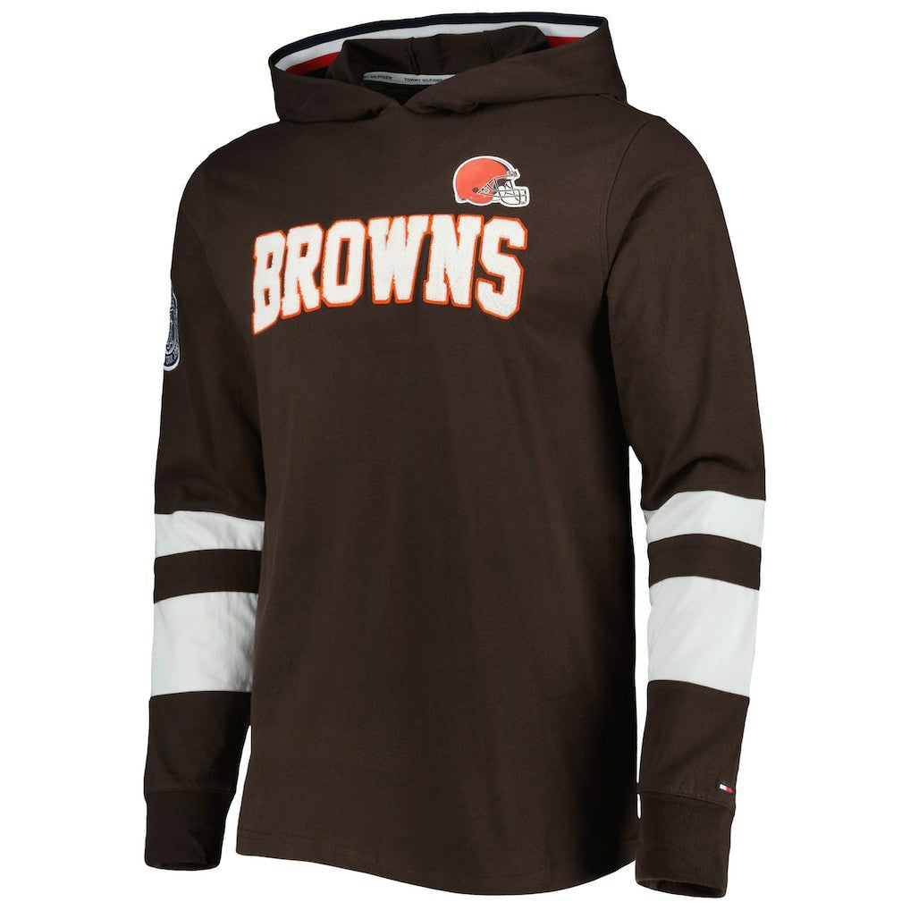 Tommy Hilfiger Alex Long Sleeve Hoodie T-Shirt - Cleveland Browns