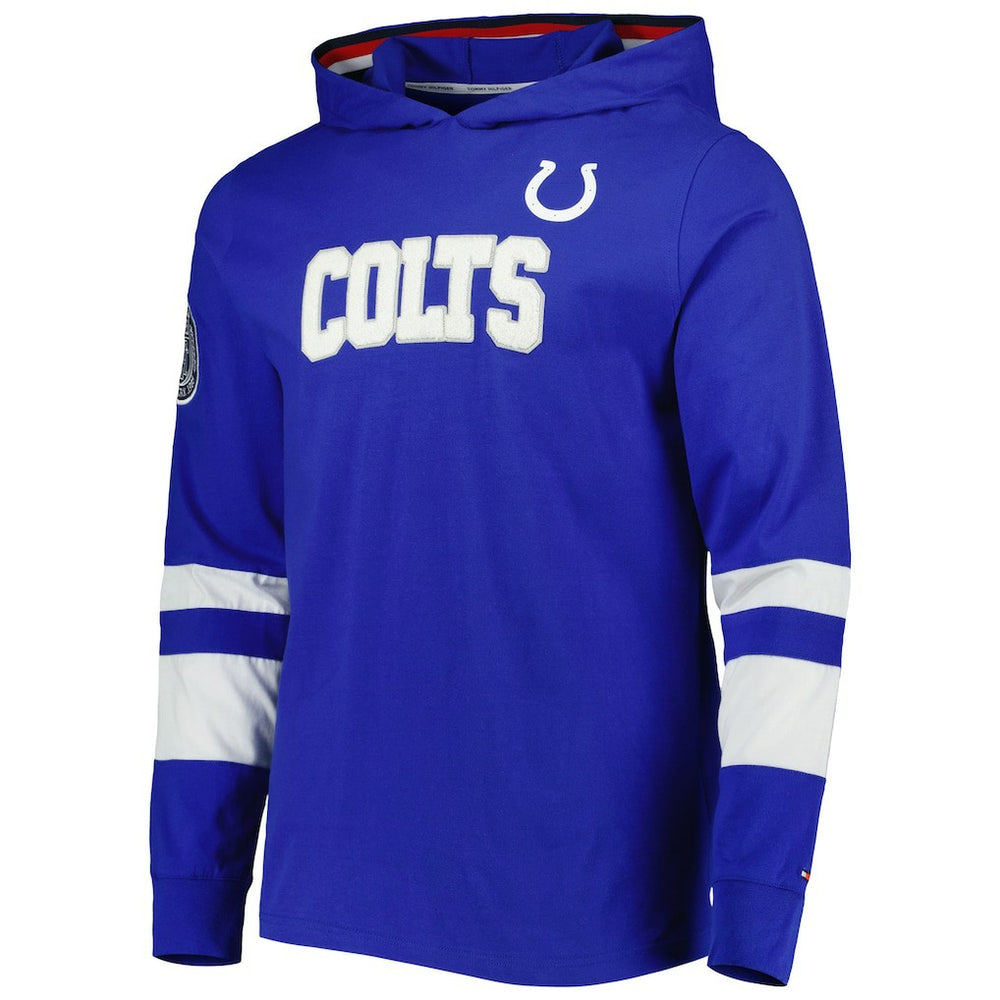 Tommy Hilfiger Alex Long Sleeve Hoodie T-Shirt - Indianapolis Colts