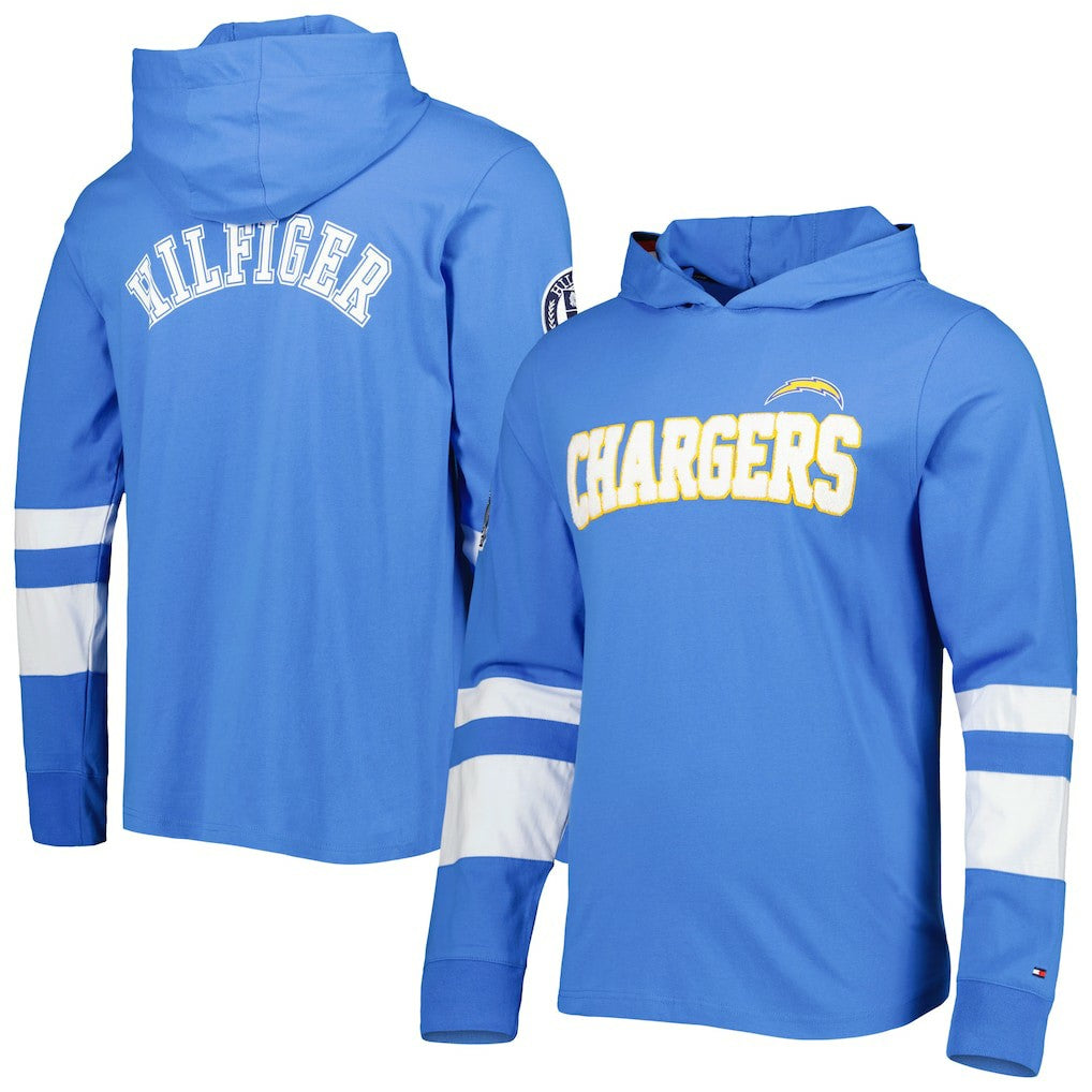 Tommy Hilfiger Alex Long Sleeve Hoodie T-Shirt - Los Angeles Chargers