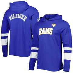 Tommy Hilfiger Alex Long Sleeve Hoodie T-Shirt - Los Angeles Rams