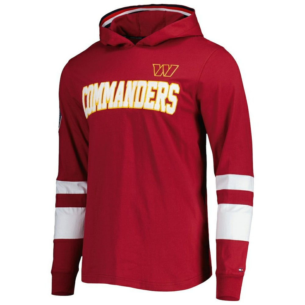 Tommy Hilfiger Alex Long Sleeve Hoodie T-Shirt - Washington Commanders