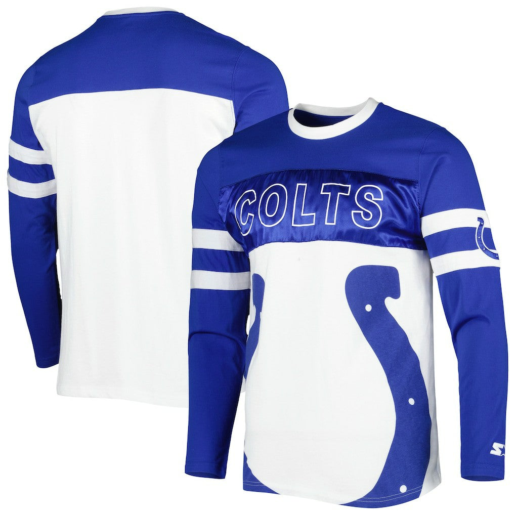 Starter Halftime Long Sleeve T-Shirt - Indianapolis Colts
