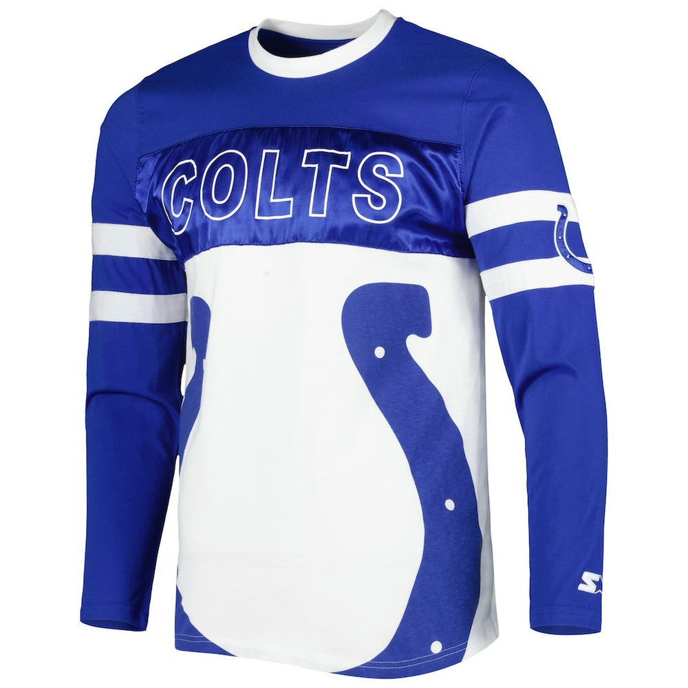 Starter Halftime Long Sleeve T-Shirt - Indianapolis Colts