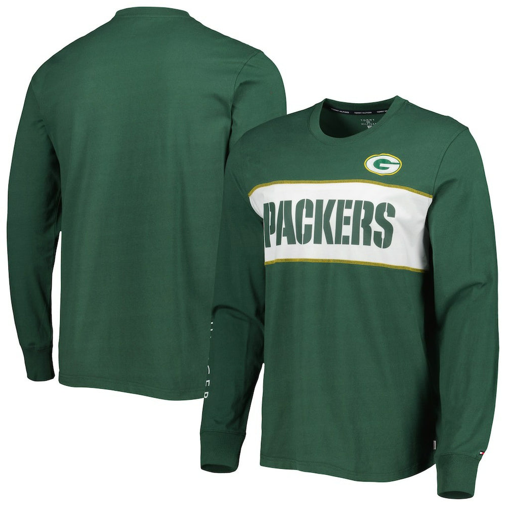 Tommy Hilfiger Peter Team Long Sleeve T-Shirt - Green Bay Packers