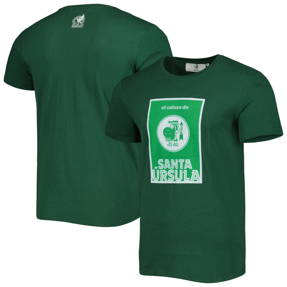 Mexico National Team Santa Ursula T-Shirt -  Green