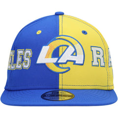 Team Split 9FIFTY Snapback Hat - Los Angeles Rams