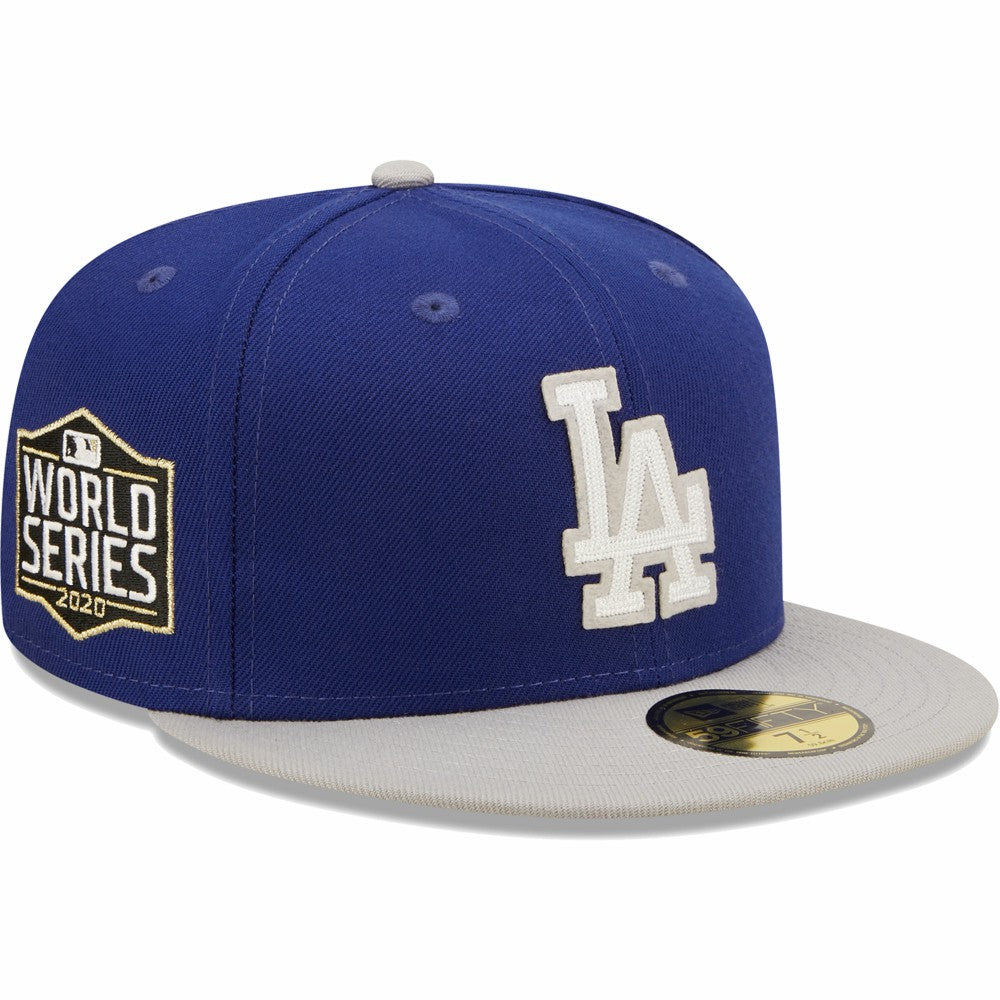 MLB Los Angeles Dodgers New Era 2020 World Series Champions  Letterman 59FIFTY Fitted Hat
