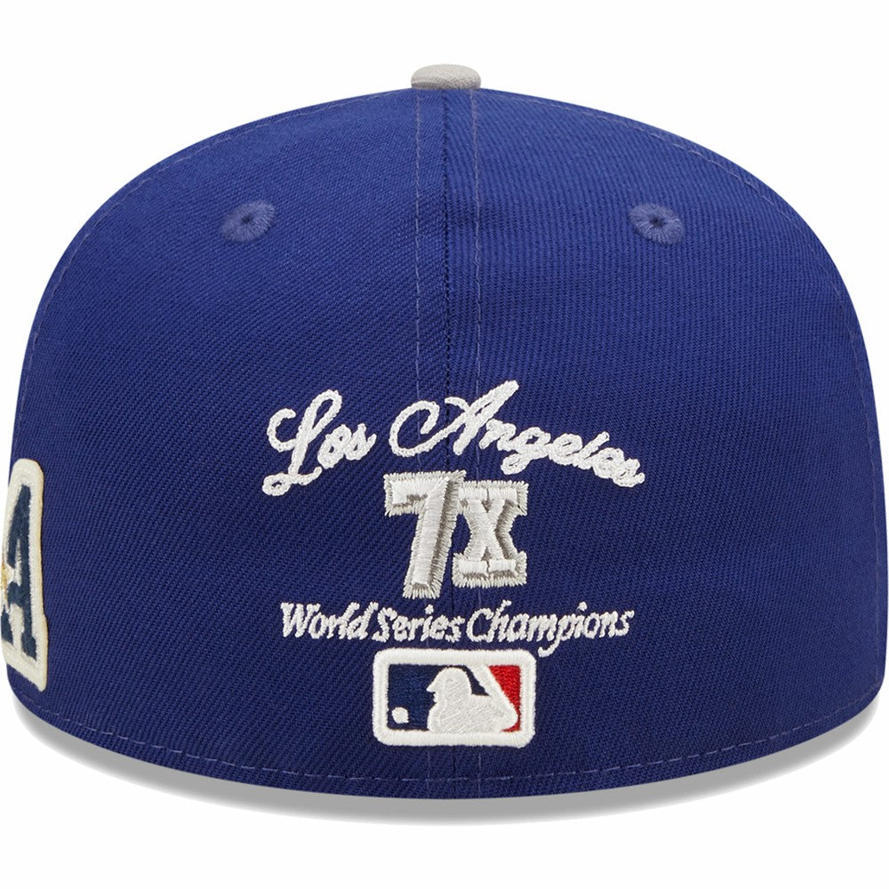 MLB Los Angeles Dodgers New Era 2020 World Series Champions  Letterman 59FIFTY Fitted Hat