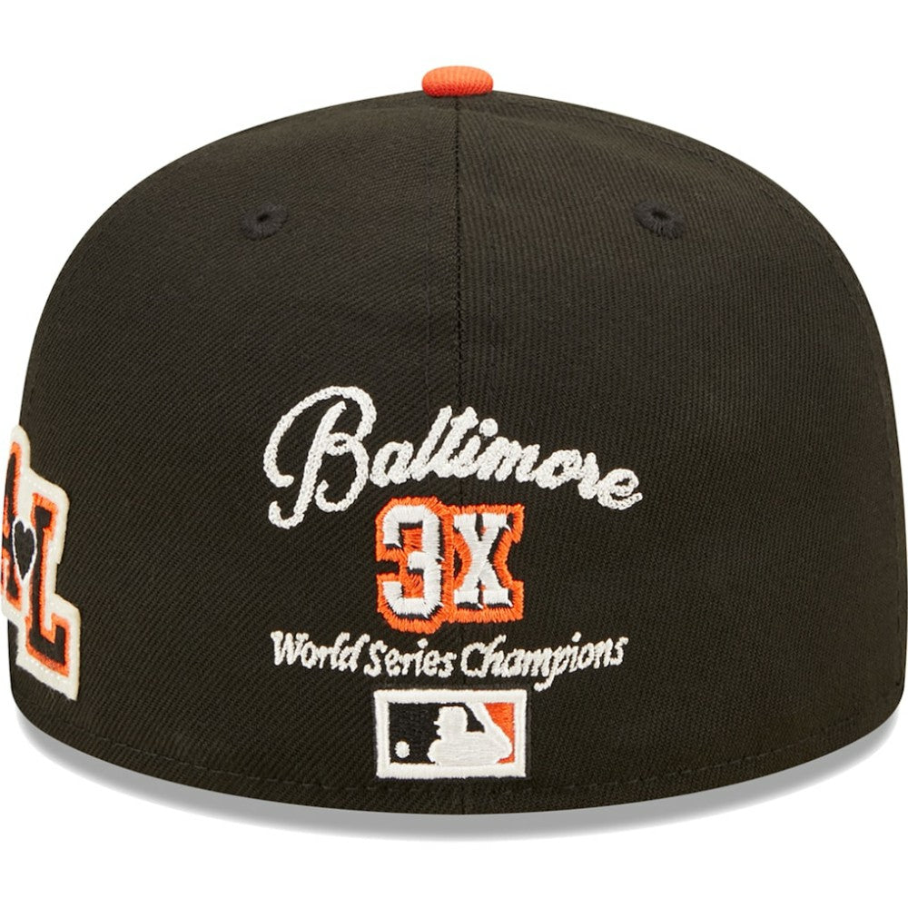 MLB Baltimore Orioles New Era 1983 World Series Champions  Letterman 59FIFTY Fitted Hat