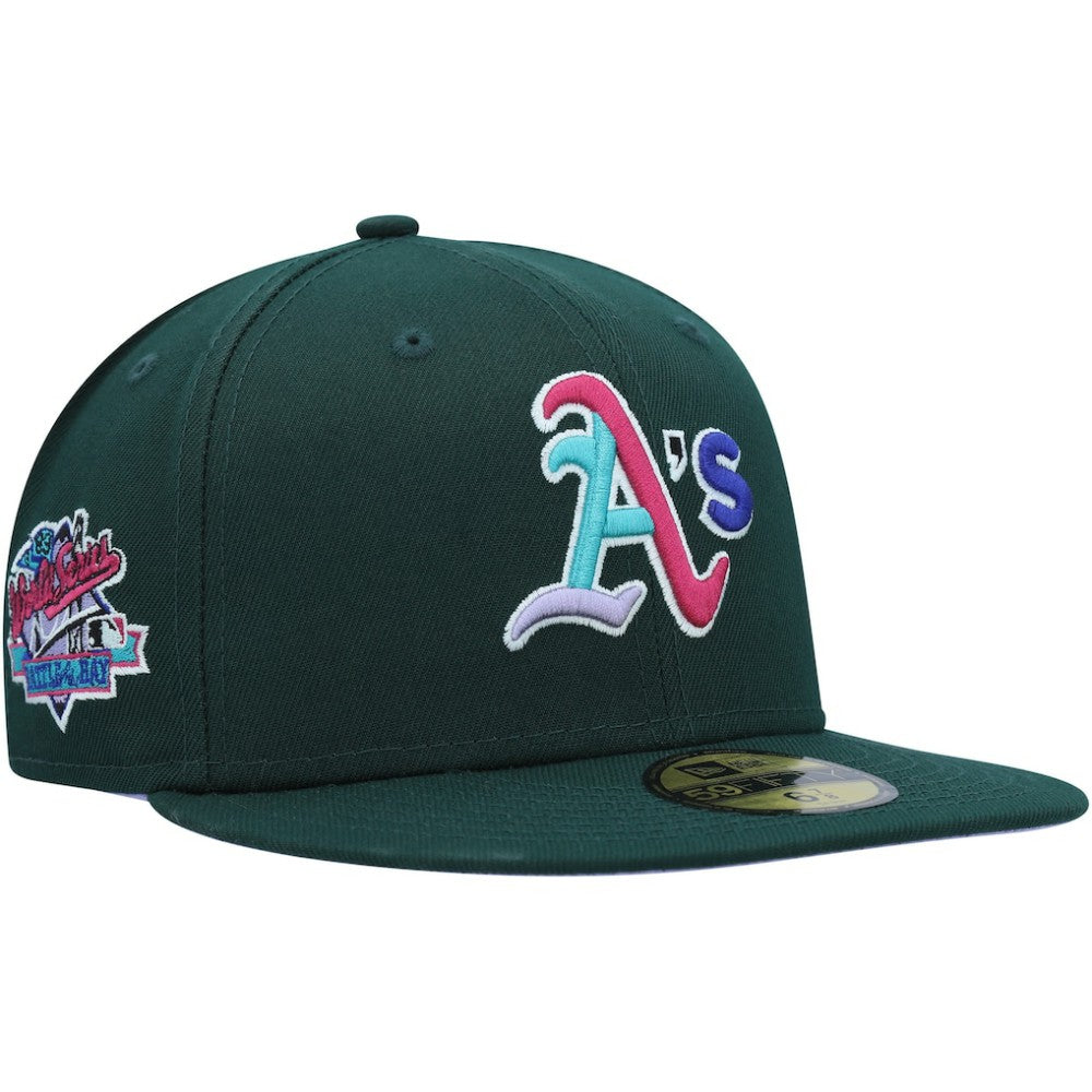 MLB Athletics New Era 1989 World Series Polar Lights 59FIFTY Fitted Hat