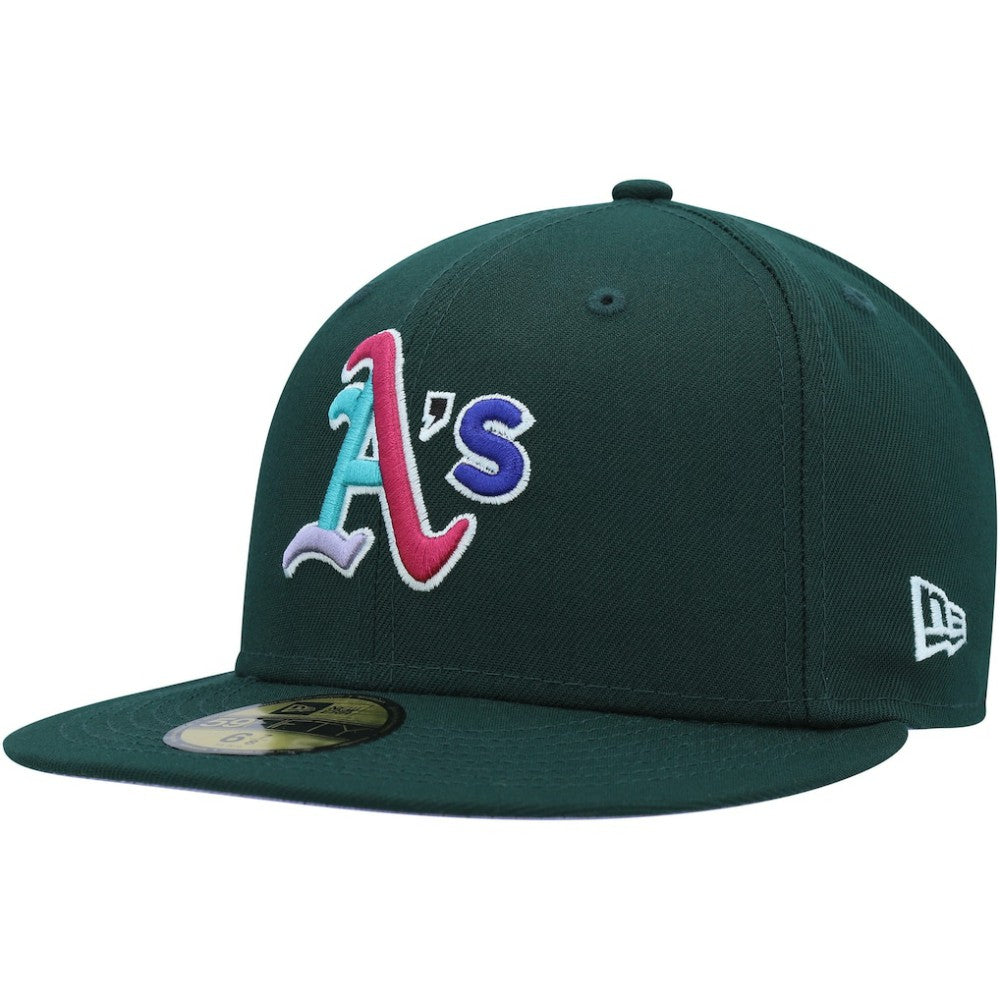 MLB Athletics New Era 1989 World Series Polar Lights 59FIFTY Fitted Hat