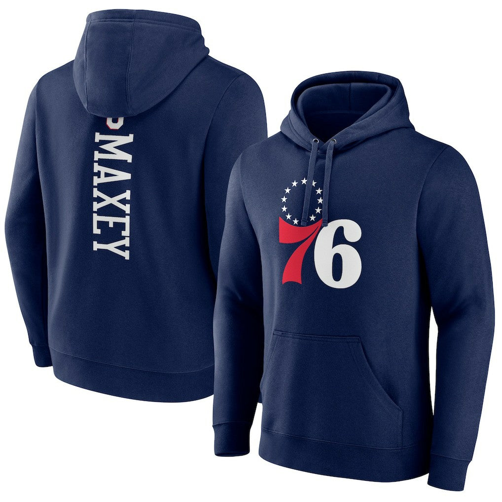 NBA Tyrese Maxey Philadelphia 76ers Playmaker Pullover Hoodie