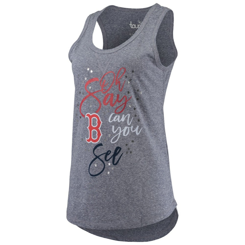 MLB Boston Red Sox Touch Women's Americana Tri-Blend Racerback Tank Top