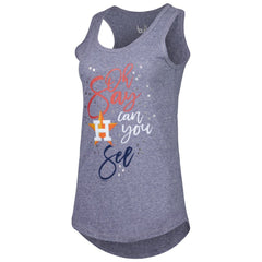 MLB Houston Astros Touch Women's Americana Tri-Blend Racerback Tank Top