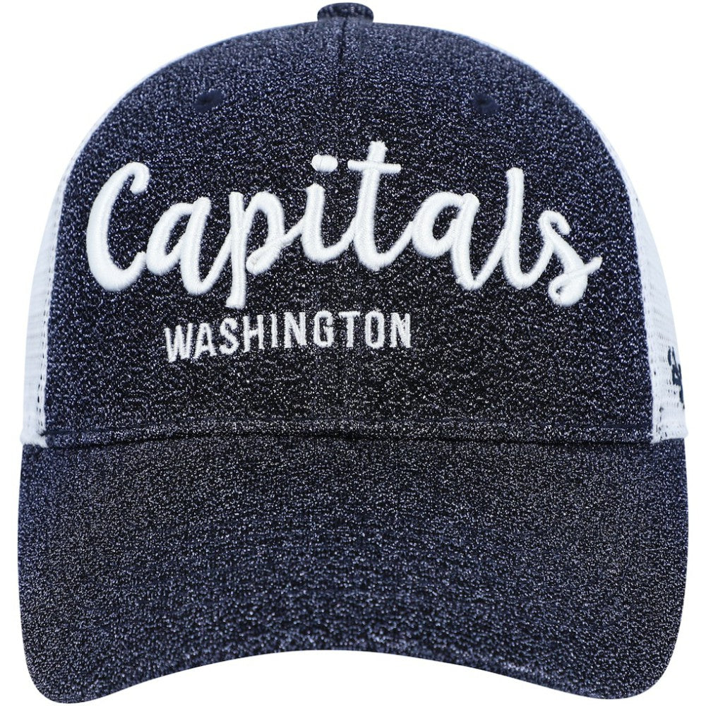 NHL Navy/White Washington Capitals '47 Women's Encore MVP Trucker Snapback Hat