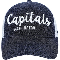 NHL Navy/White Washington Capitals '47 Women's Encore MVP Trucker Snapback Hat