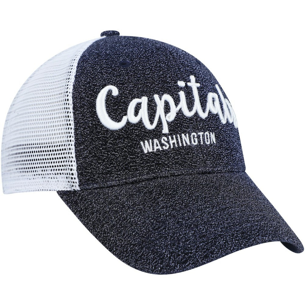 NHL Navy/White Washington Capitals '47 Women's Encore MVP Trucker Snapback Hat