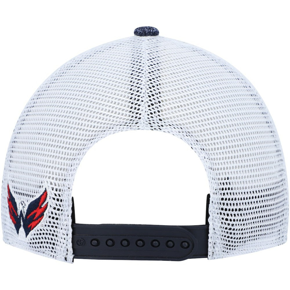 NHL Navy/White Washington Capitals '47 Women's Encore MVP Trucker Snapback Hat