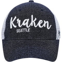 NHL Navy/ Seattle Kraken '47 Women's Encore MVP Trucker Snapback Hat