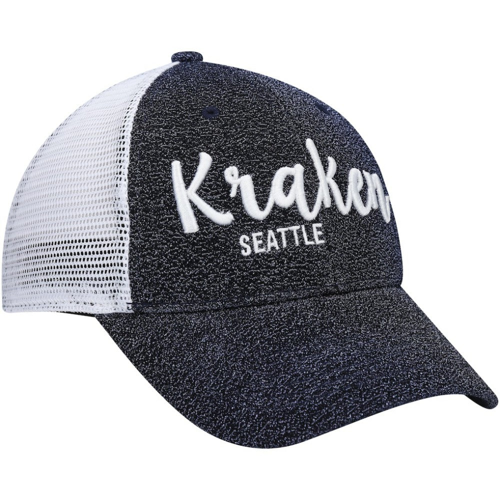 NHL Navy/ Seattle Kraken '47 Women's Encore MVP Trucker Snapback Hat
