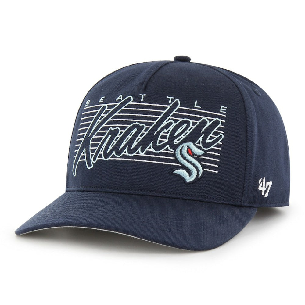 NHL Deep Sea Blue Seattle Kraken '47 Marquee Hitch Snapback Hat