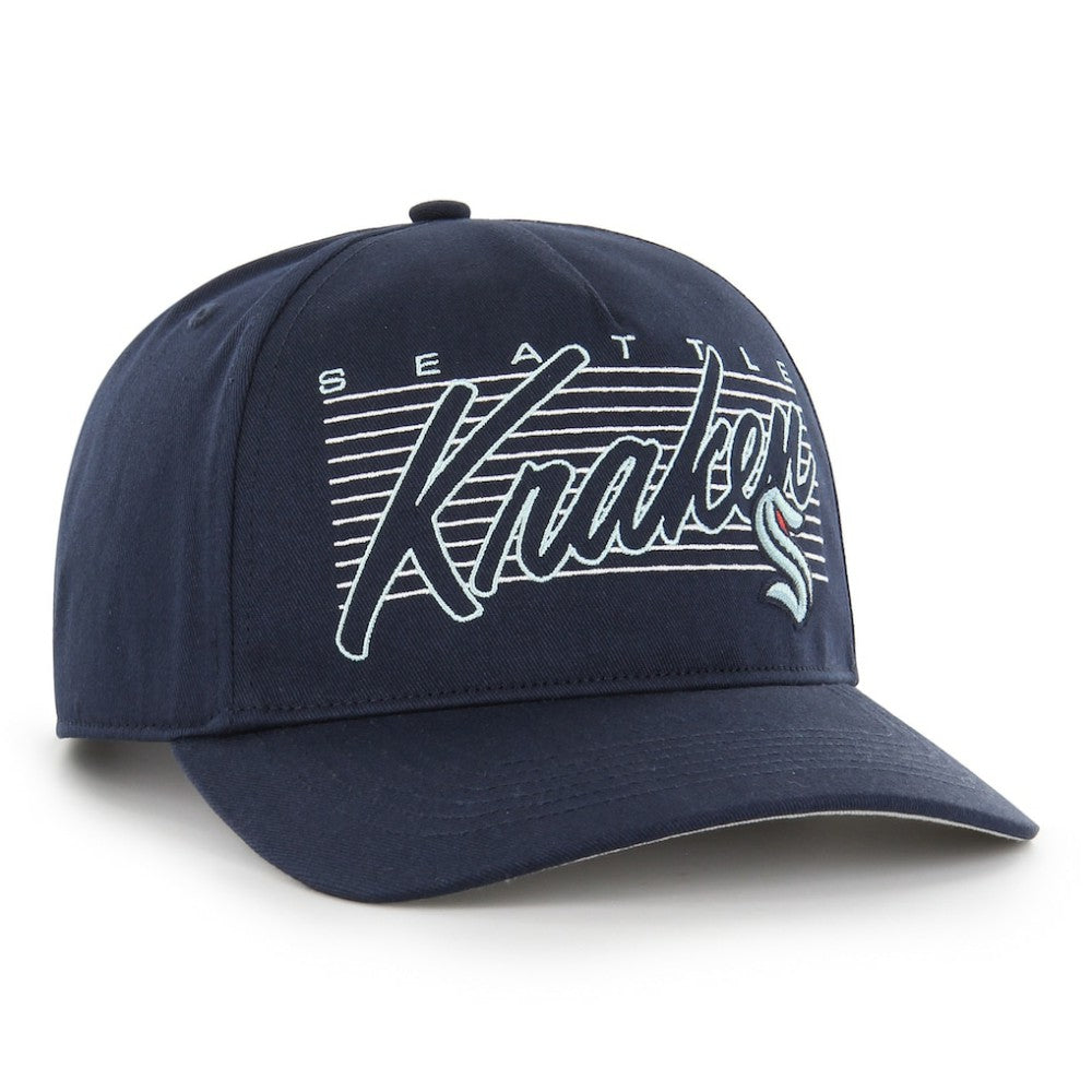 NHL Deep Sea Blue Seattle Kraken '47 Marquee Hitch Snapback Hat