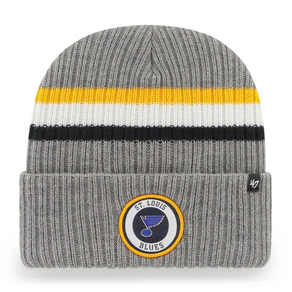 NHL Charcoal St. Louis Blues '47 Highline Cuffed Knit Hat