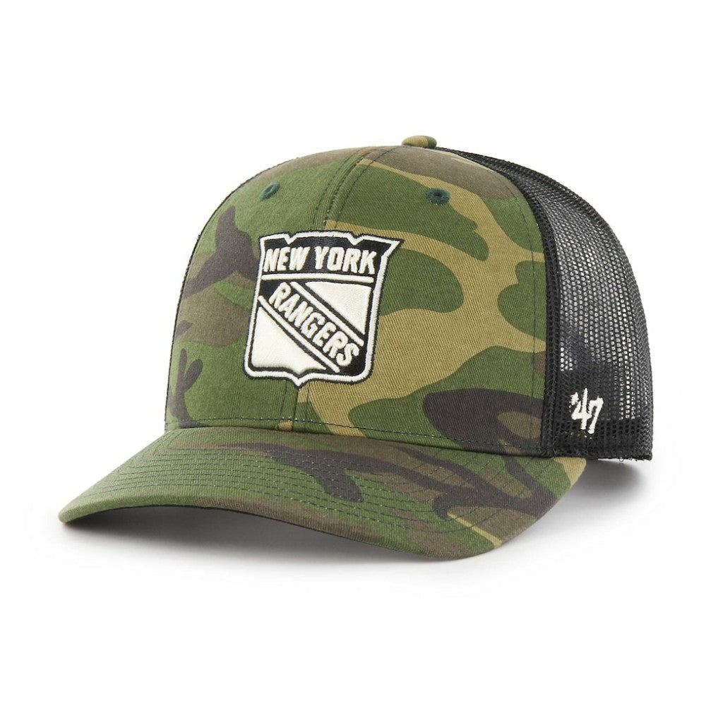 NHL Camo/Black New York Rangers '47 Trucker Snapback Hat