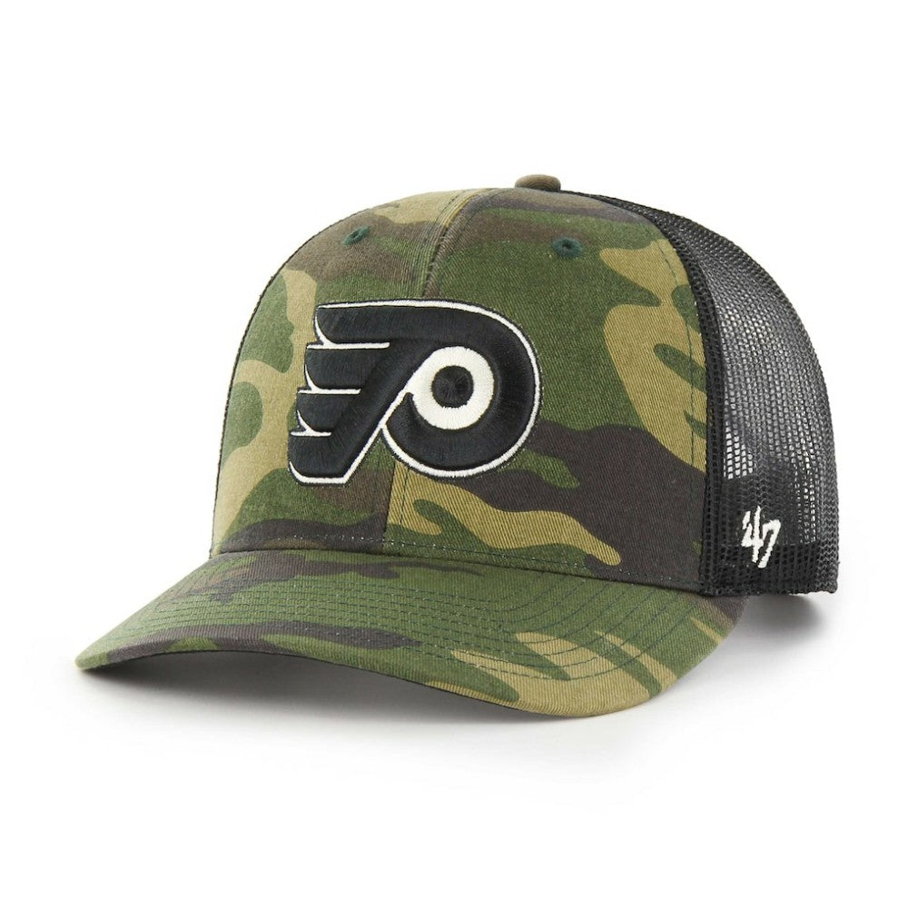 NHL Camo/Black Philadelphia Flyers '47 Trucker Snapback Hat