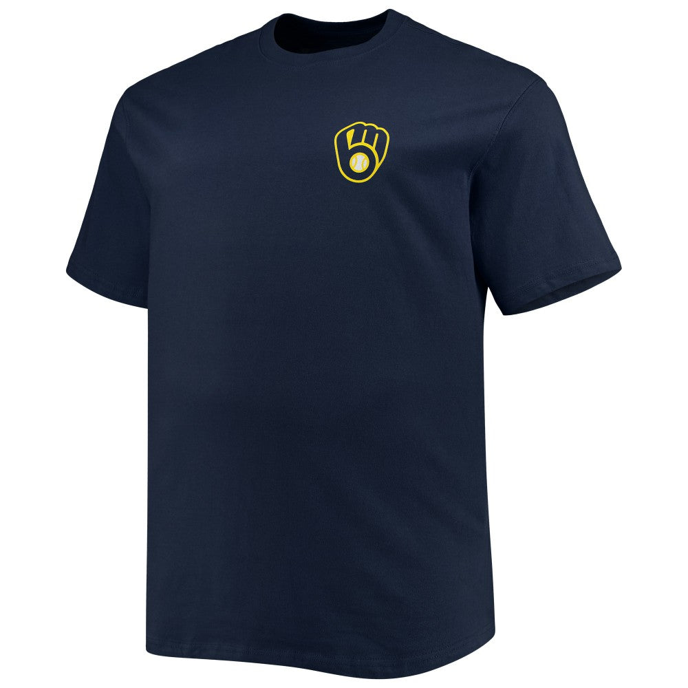 MLB Milwaukee Brewers Big & Tall Father's Day #1 Dad T-Shirt