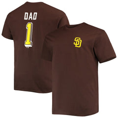 MLB San Diego Padres Big & Tall Father's Day #1 Dad T-Shirt