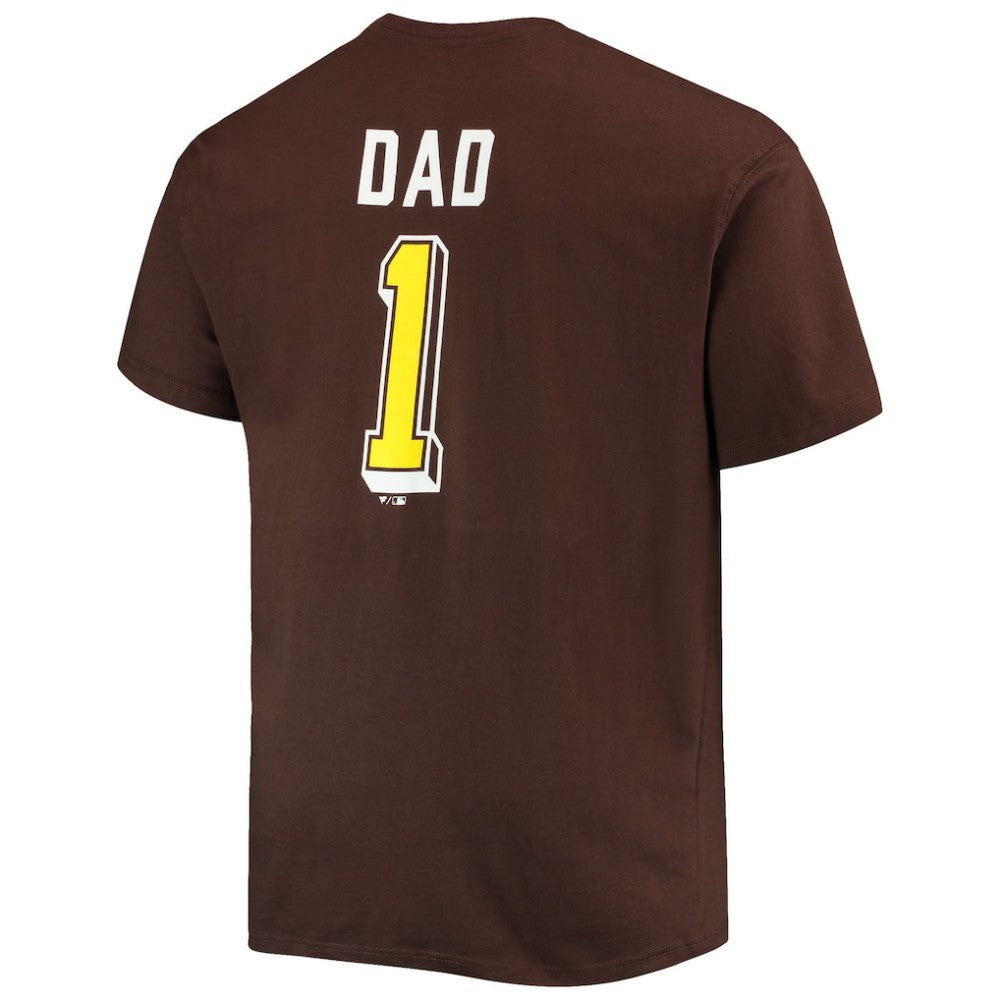 MLB San Diego Padres Big & Tall Father's Day #1 Dad T-Shirt
