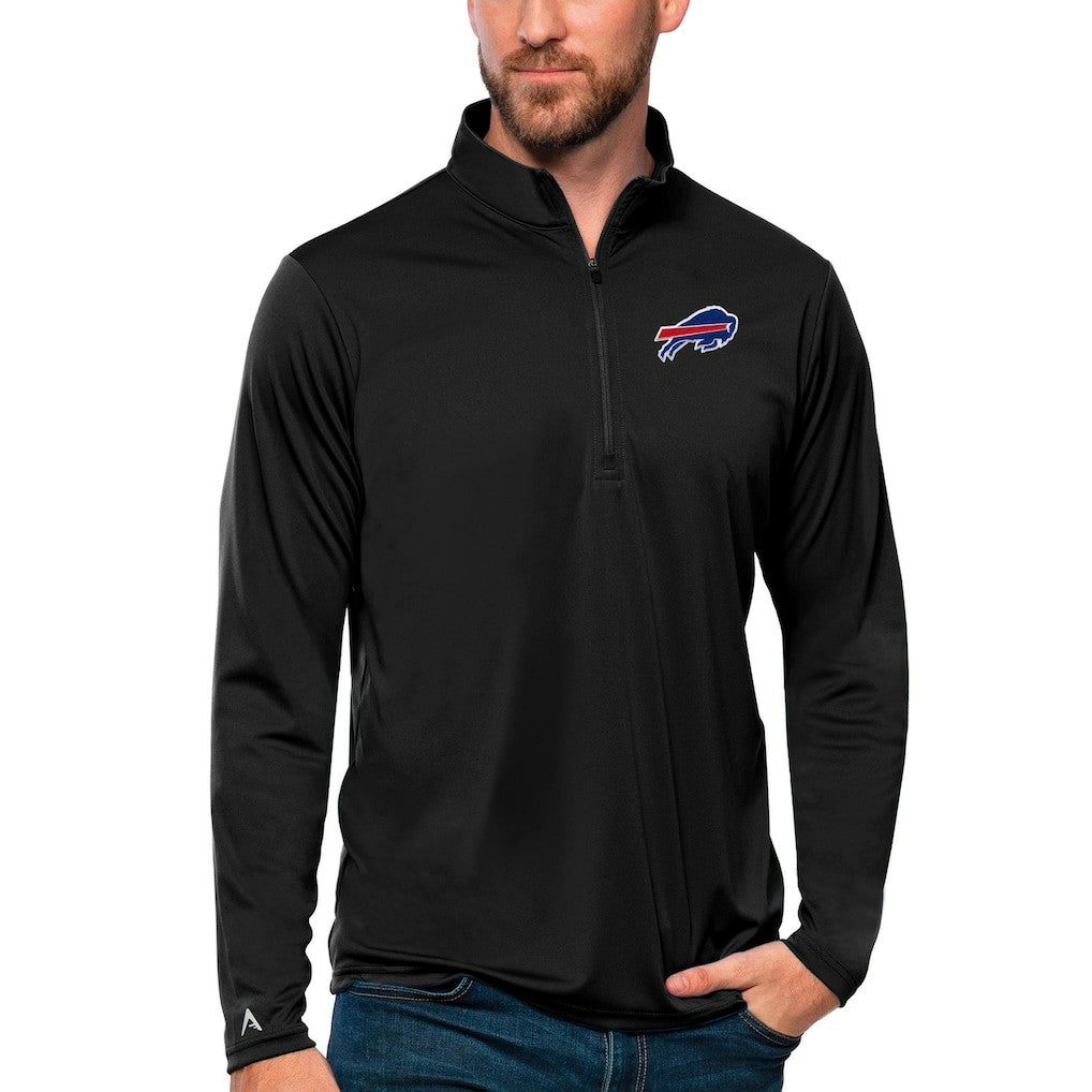 Antigua Tribute Quarter-Zip Lightweight Pullover Top - Buffalo Bills