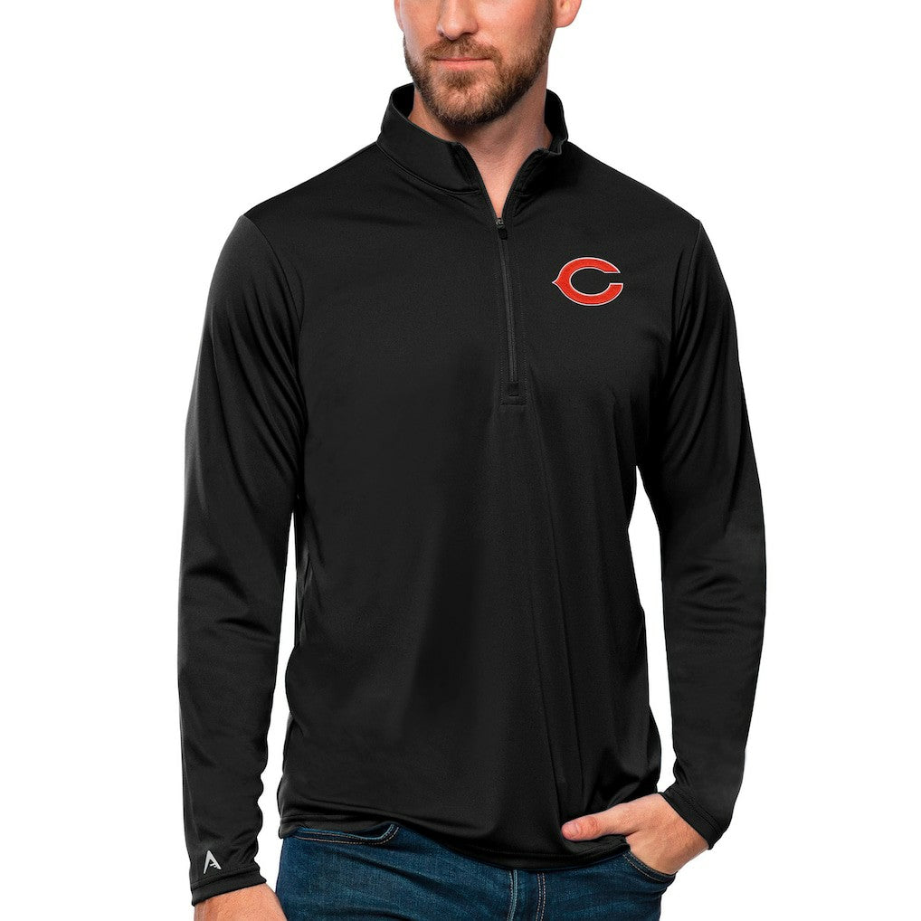 Antigua Tribute Quarter-Zip Lightweight Pullover Top - Chicago Bears