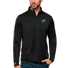 Antigua Tribute Quarter-Zip Lightweight Pullover Top - Detroit Lions